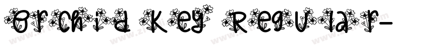 Orchid Key Regular字体转换